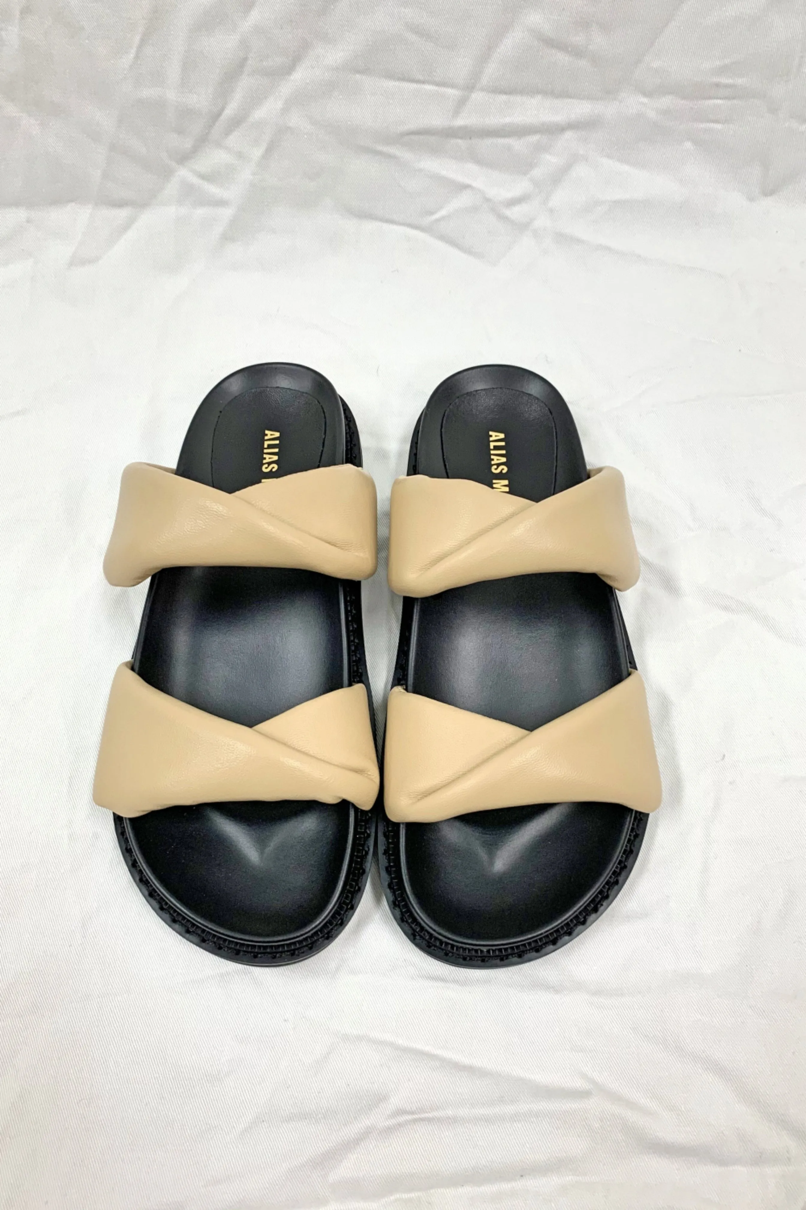 Alias Mae WOMENS PARIS LEATHER SANDAL - NATURAL KID LEATHER