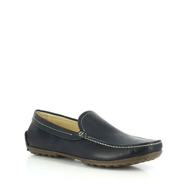 Anatomic Lucas Navy Boat Shoes
