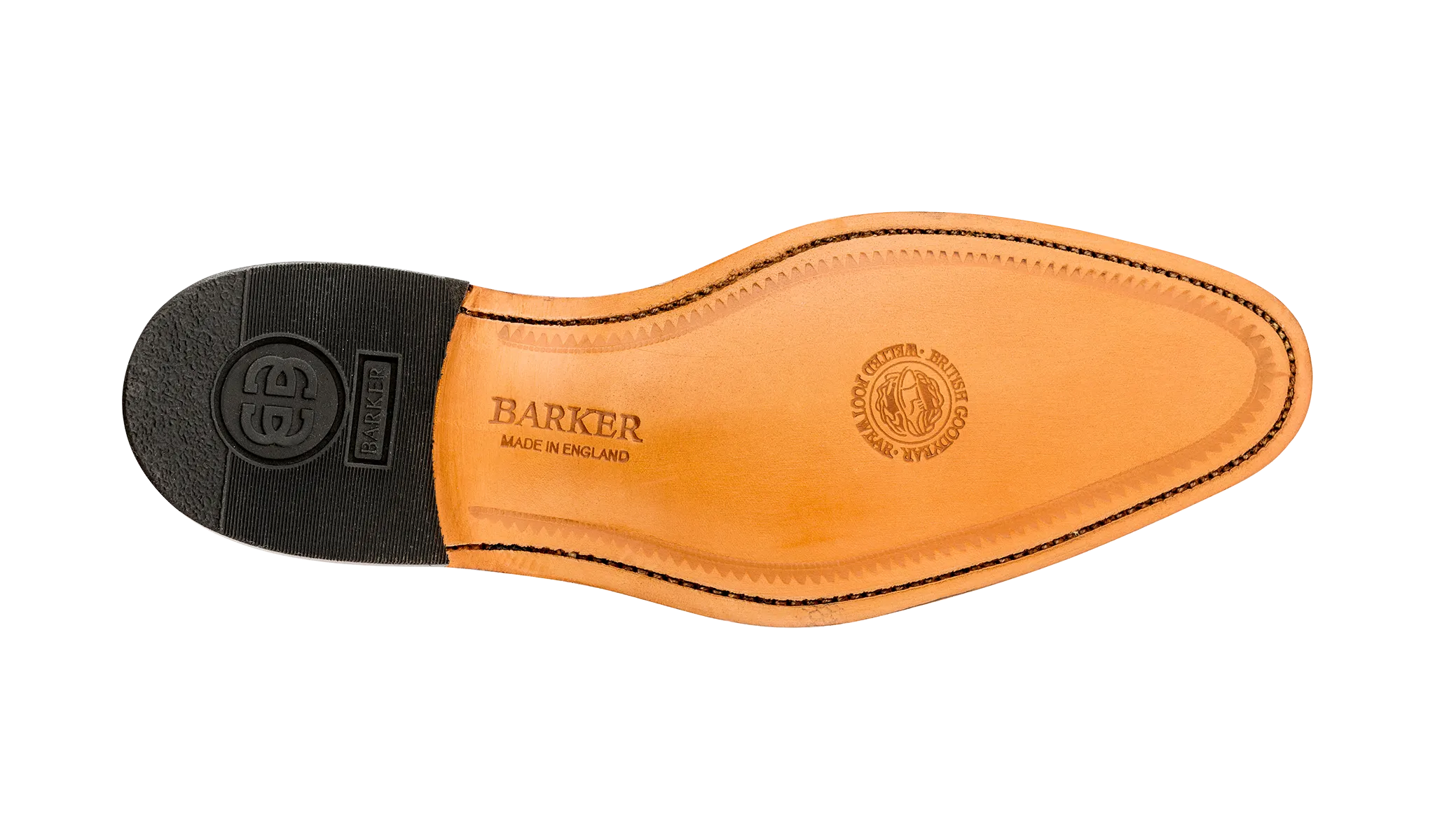 Barker Woodbridge - Brandy Hi-Shine, Brogue, Derby