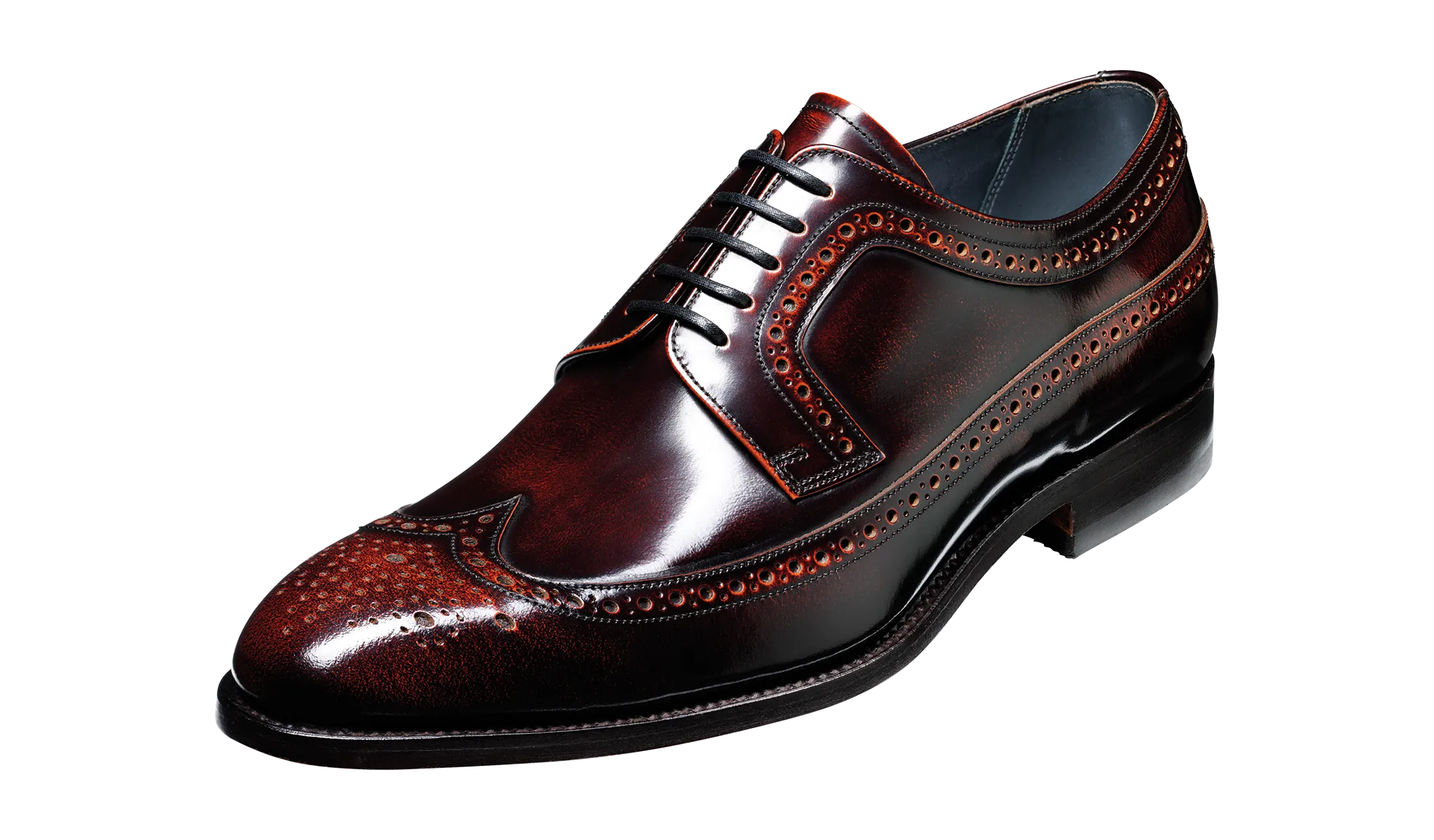 Barker Woodbridge - Brandy Hi-Shine, Brogue, Derby