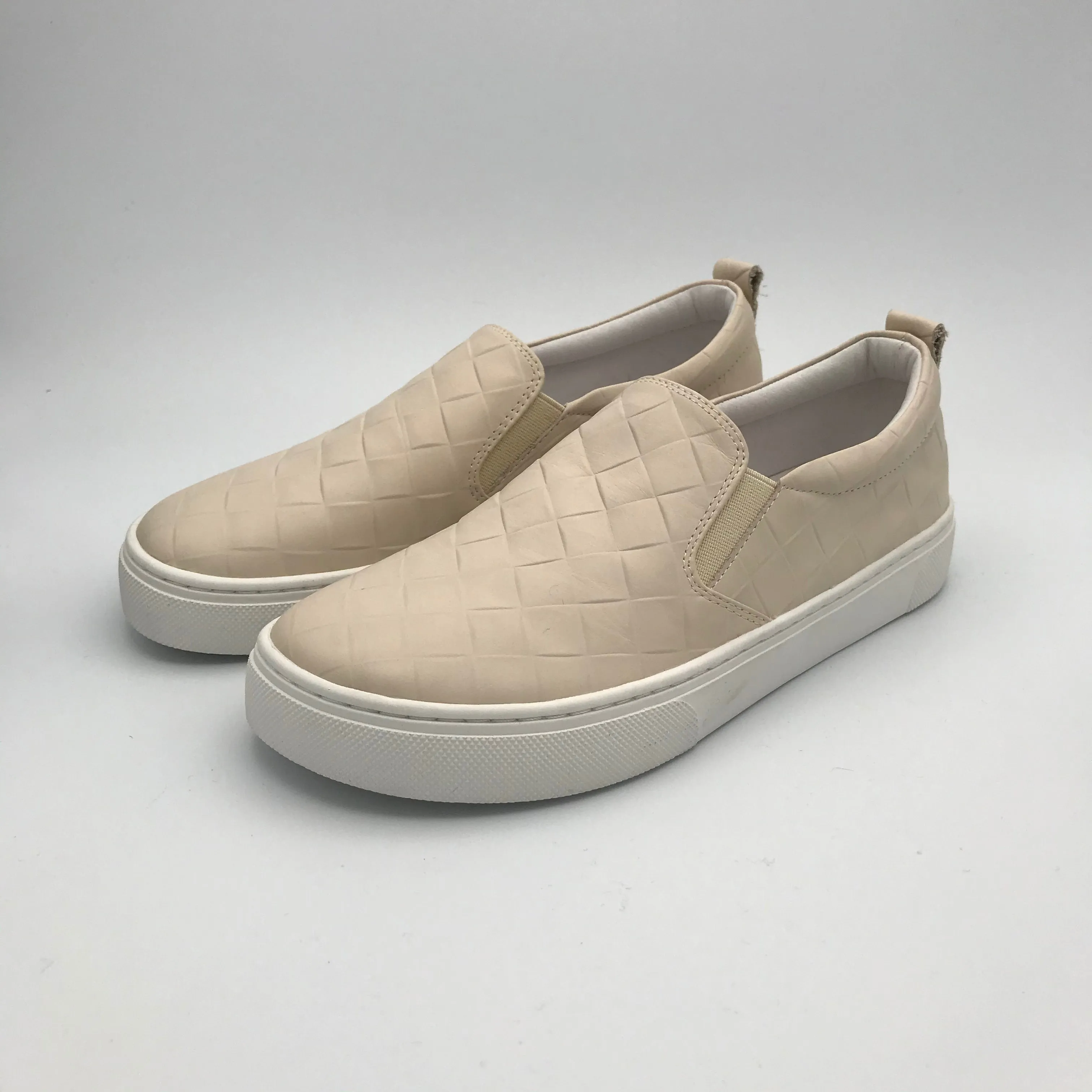 BB.GG Rhombus pattern flat shoes