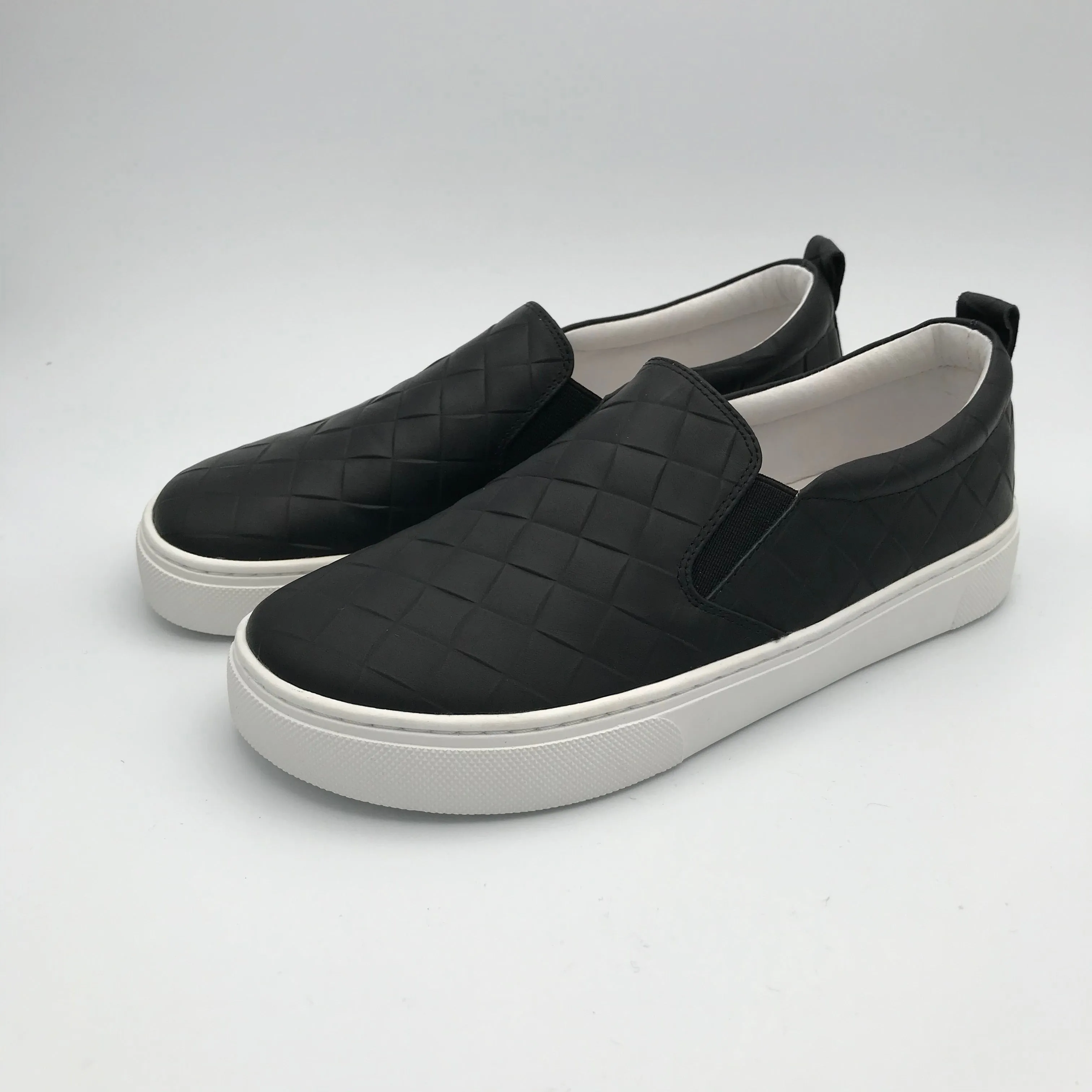 BB.GG Rhombus pattern flat shoes
