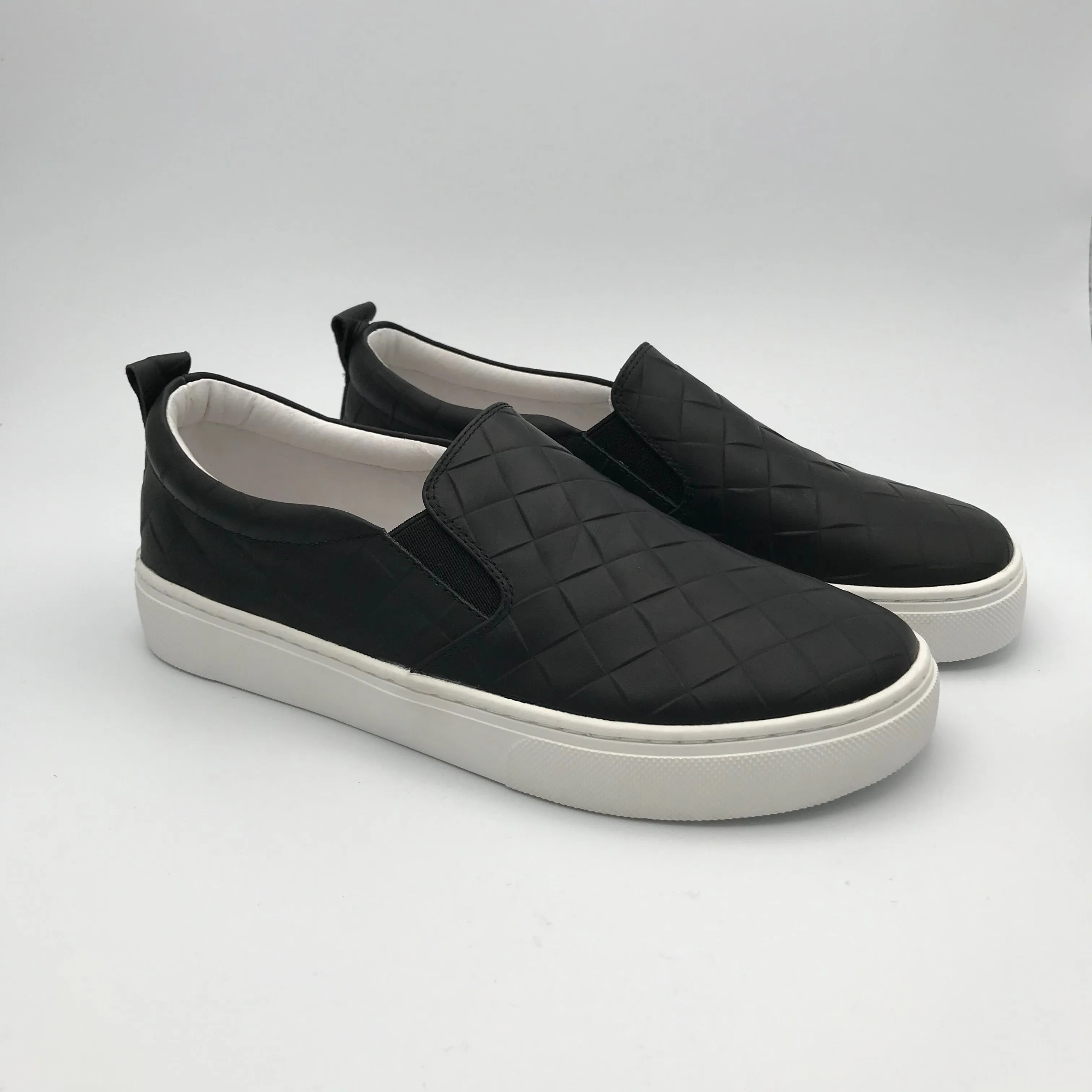 BB.GG Rhombus pattern flat shoes