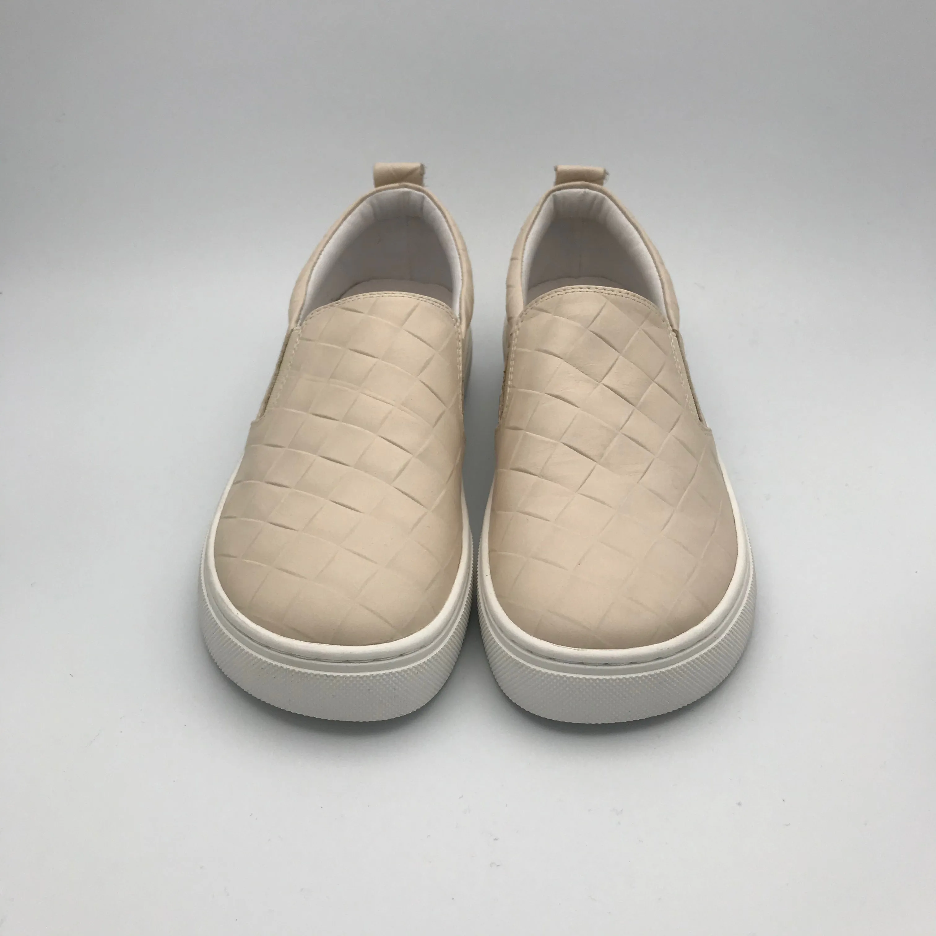 BB.GG Rhombus pattern flat shoes