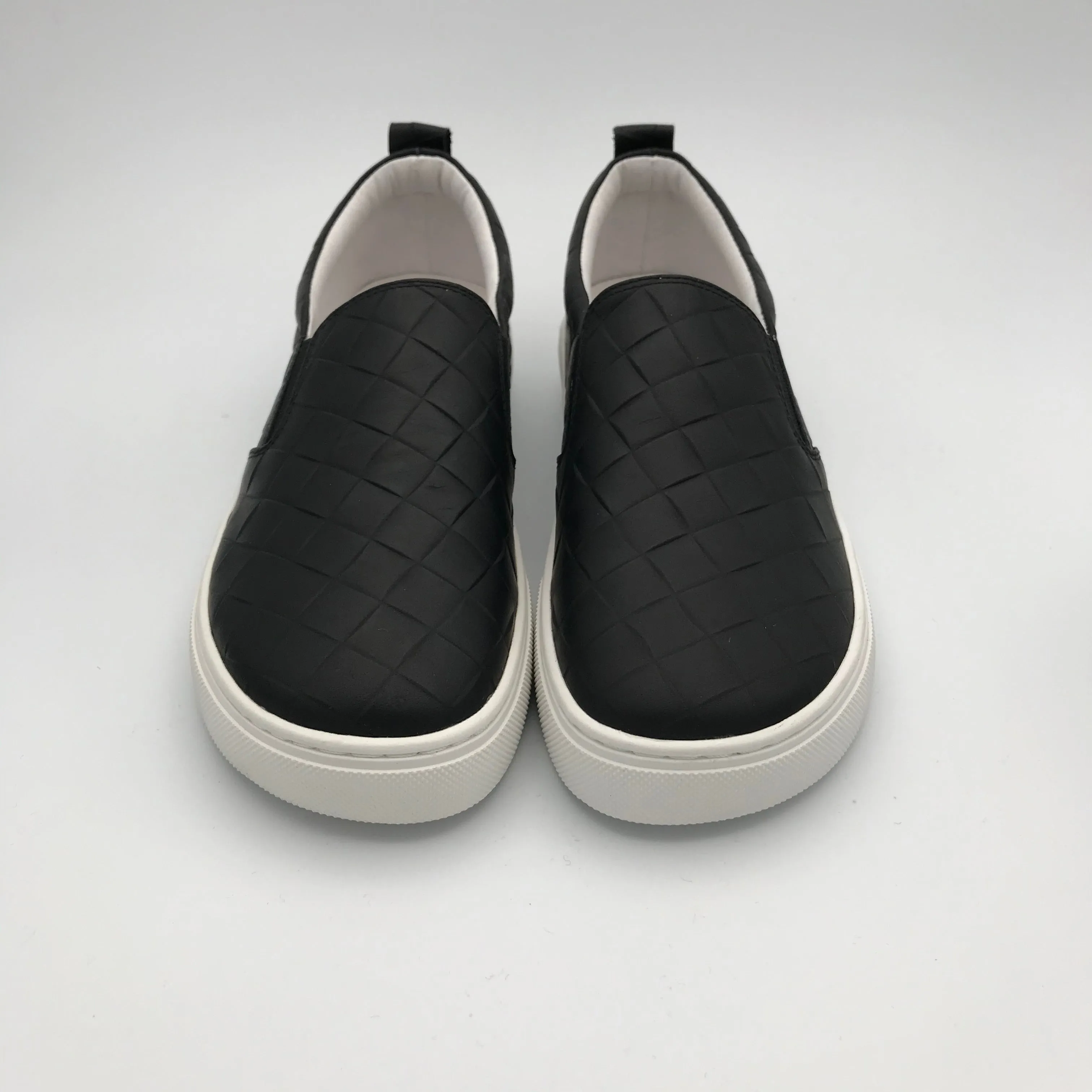 BB.GG Rhombus pattern flat shoes
