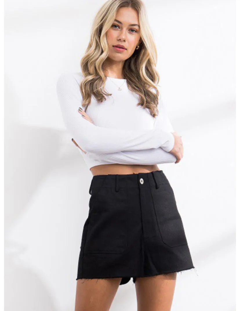 BEYOUtify Basic Tie Back Top (White)