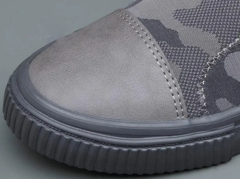 British Fashion Camouflage Pattern Non-slip Casual Shoes