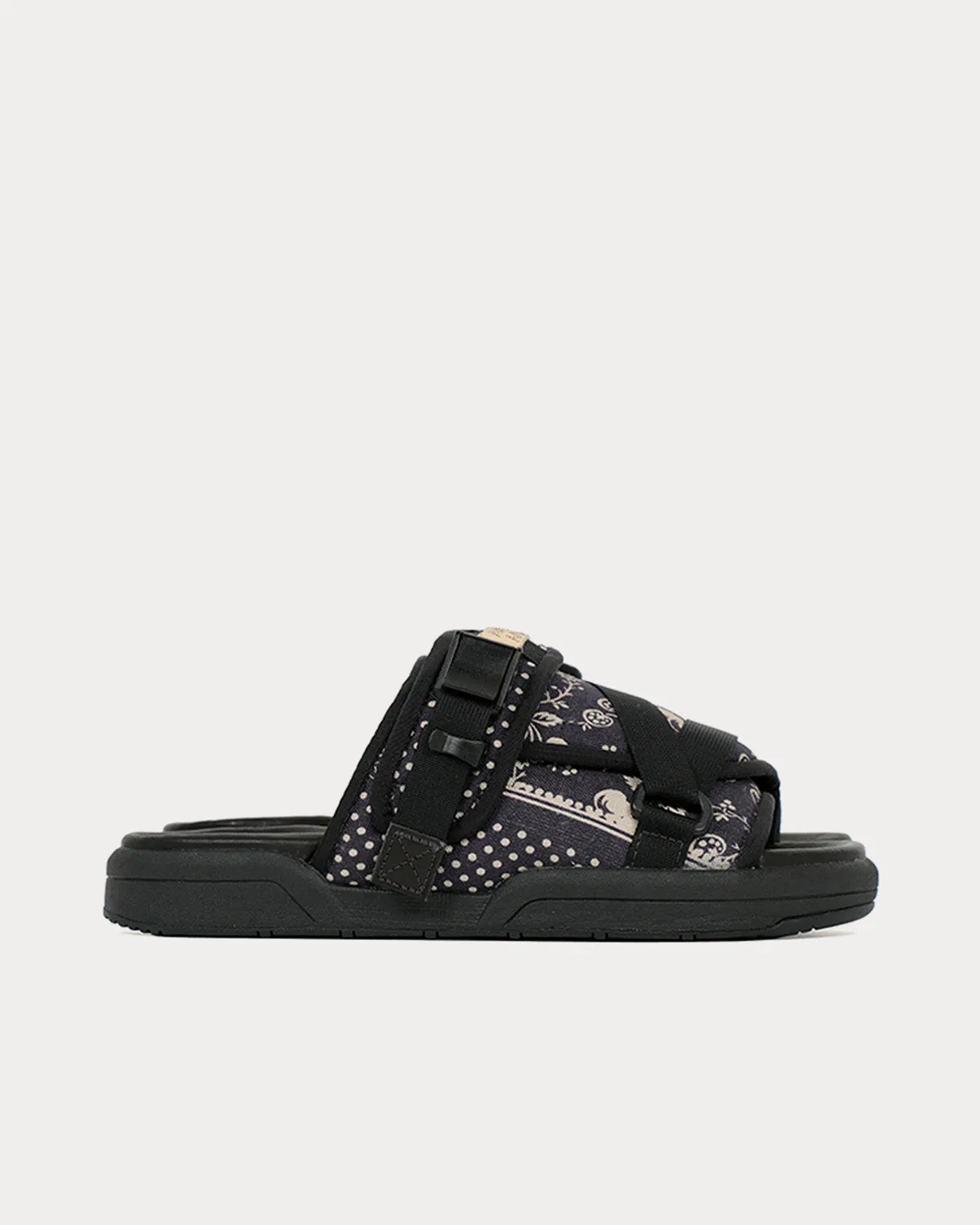 Christo Black Bandana Sandals