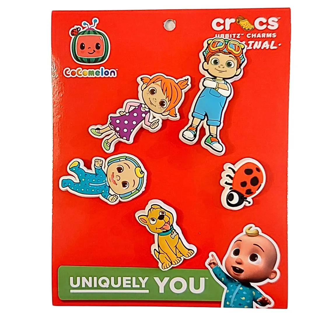 CROCS- 5 PCK. COCOMELON JIBBITZ