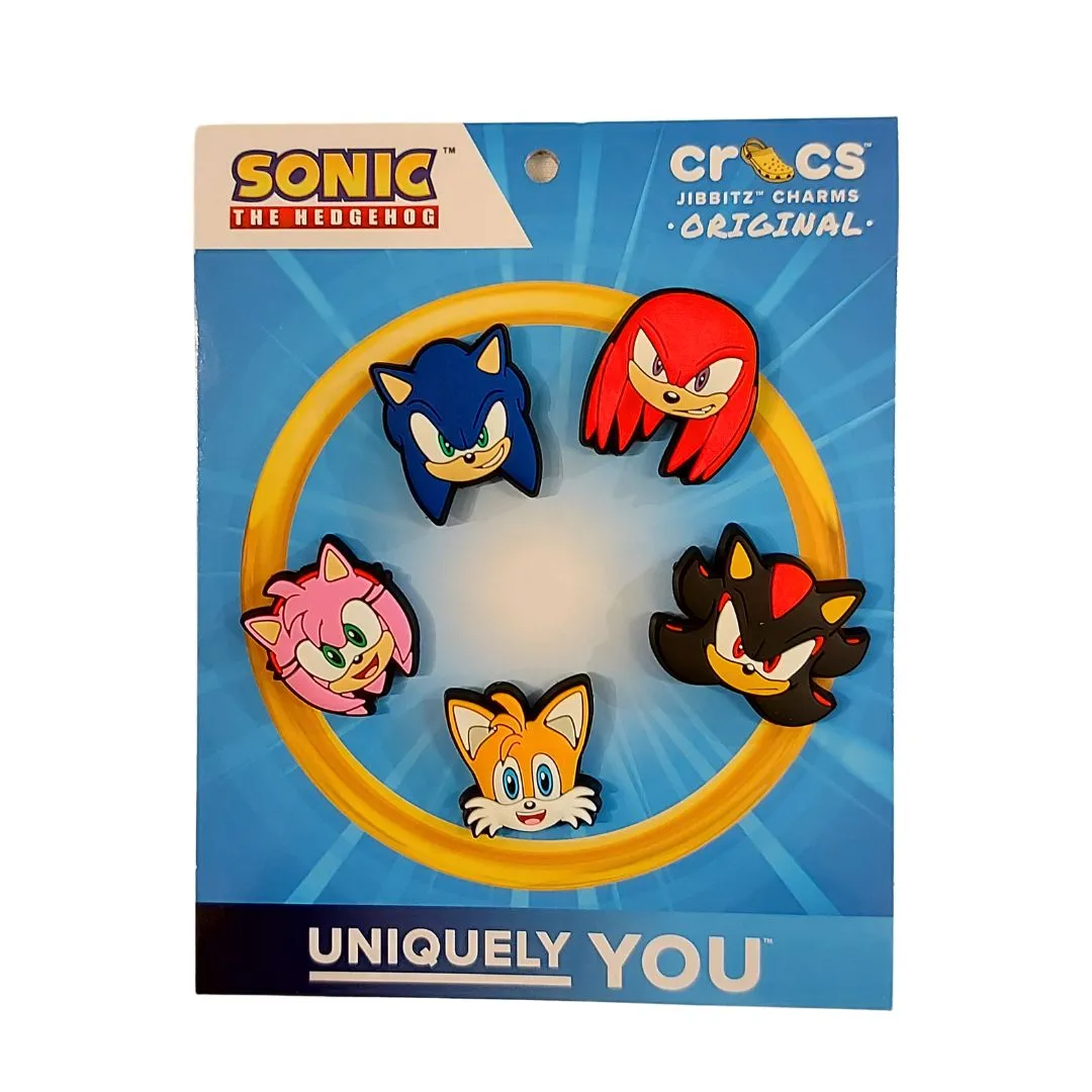 CROCS- 5 PCK. SONIC JIBBITZ