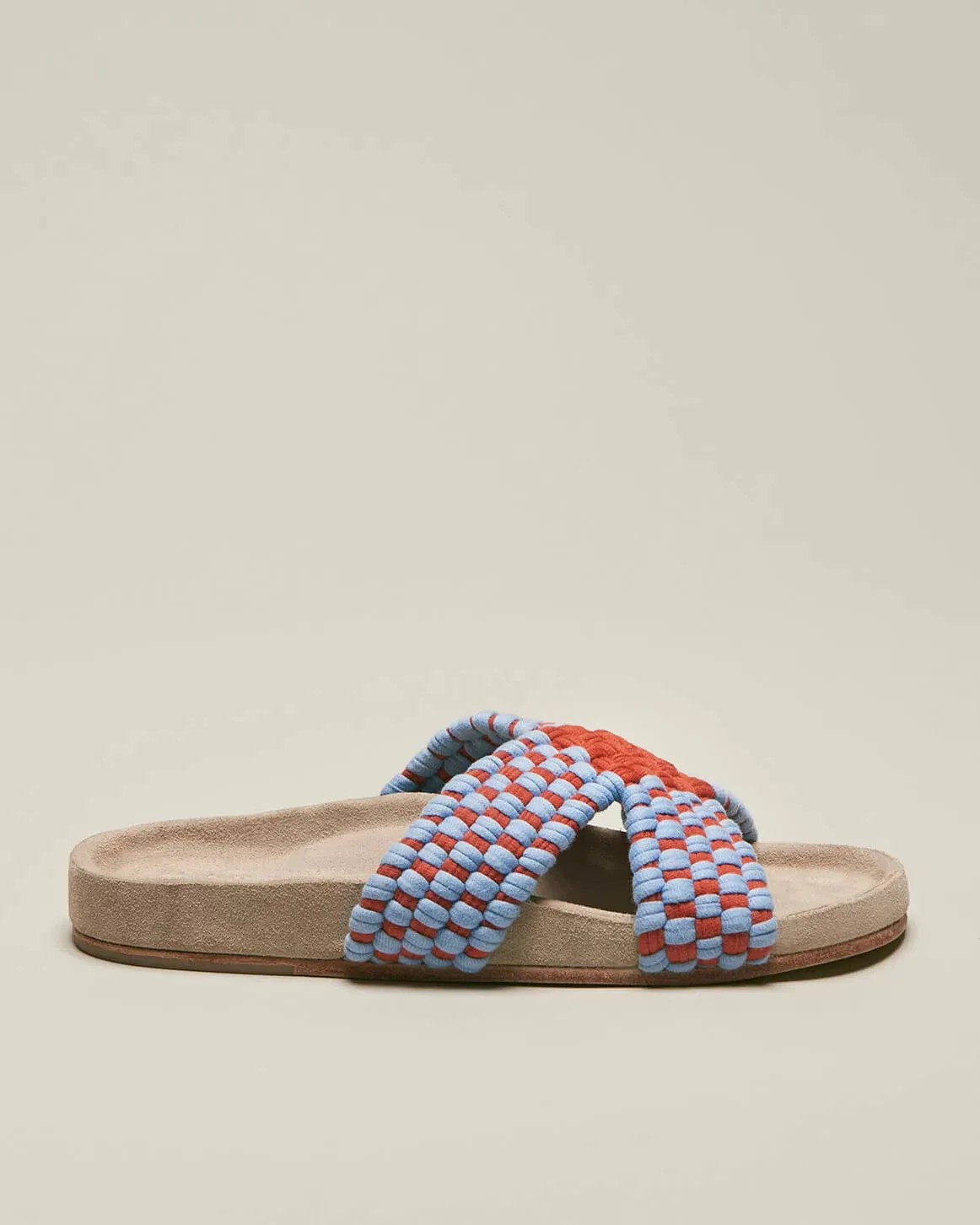 CRUZADO - BABY BLUE/OCHRE