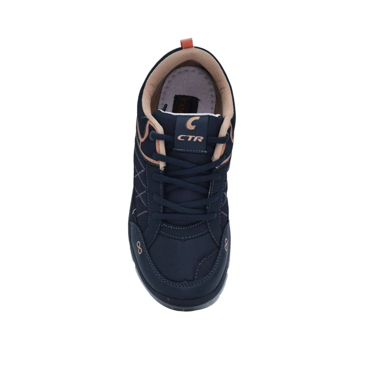 CTR Trek-1 Low Ankle Light Weight Trekking and Hiking Shoes - Cement
