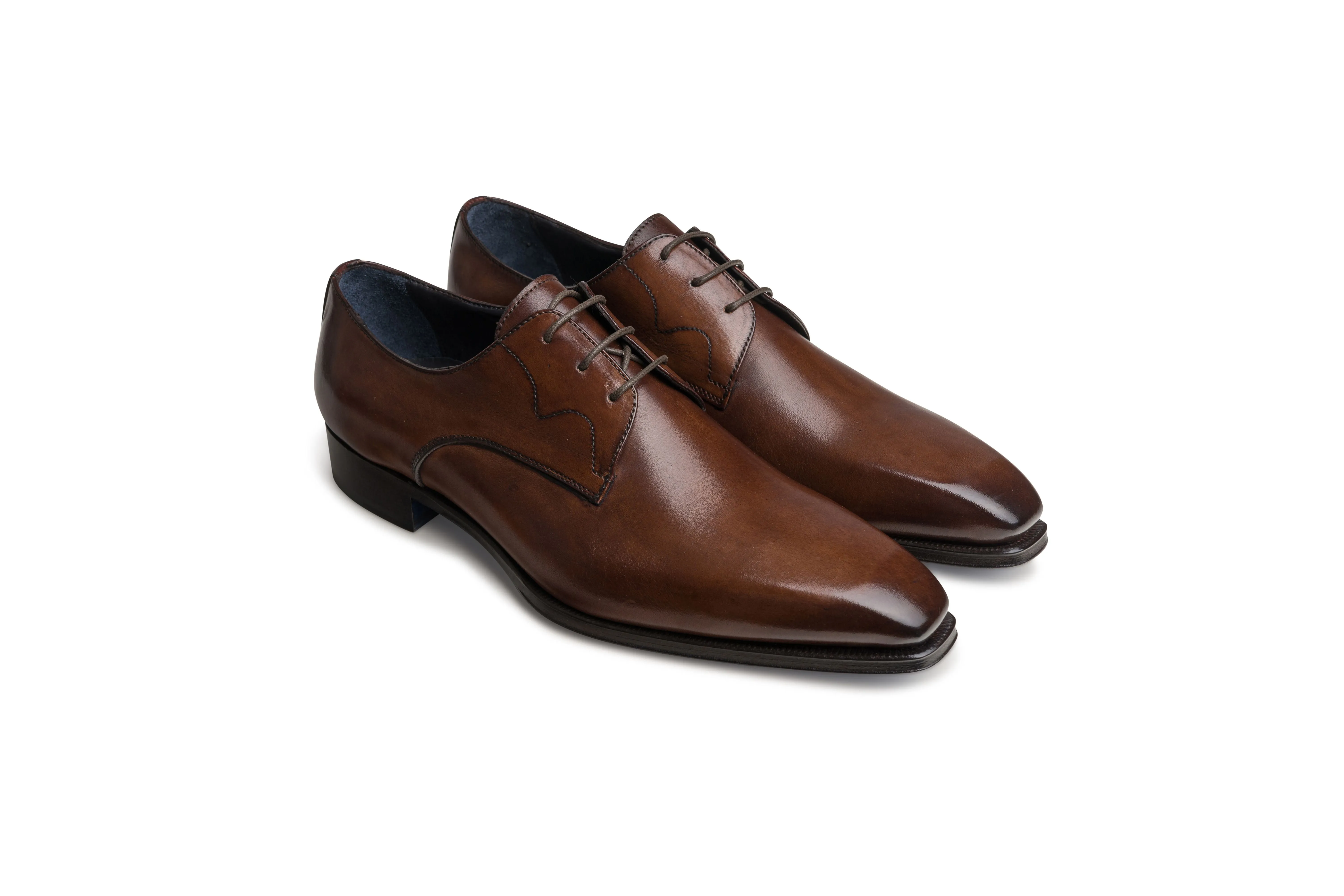 Derby Shoes - Calf Brown