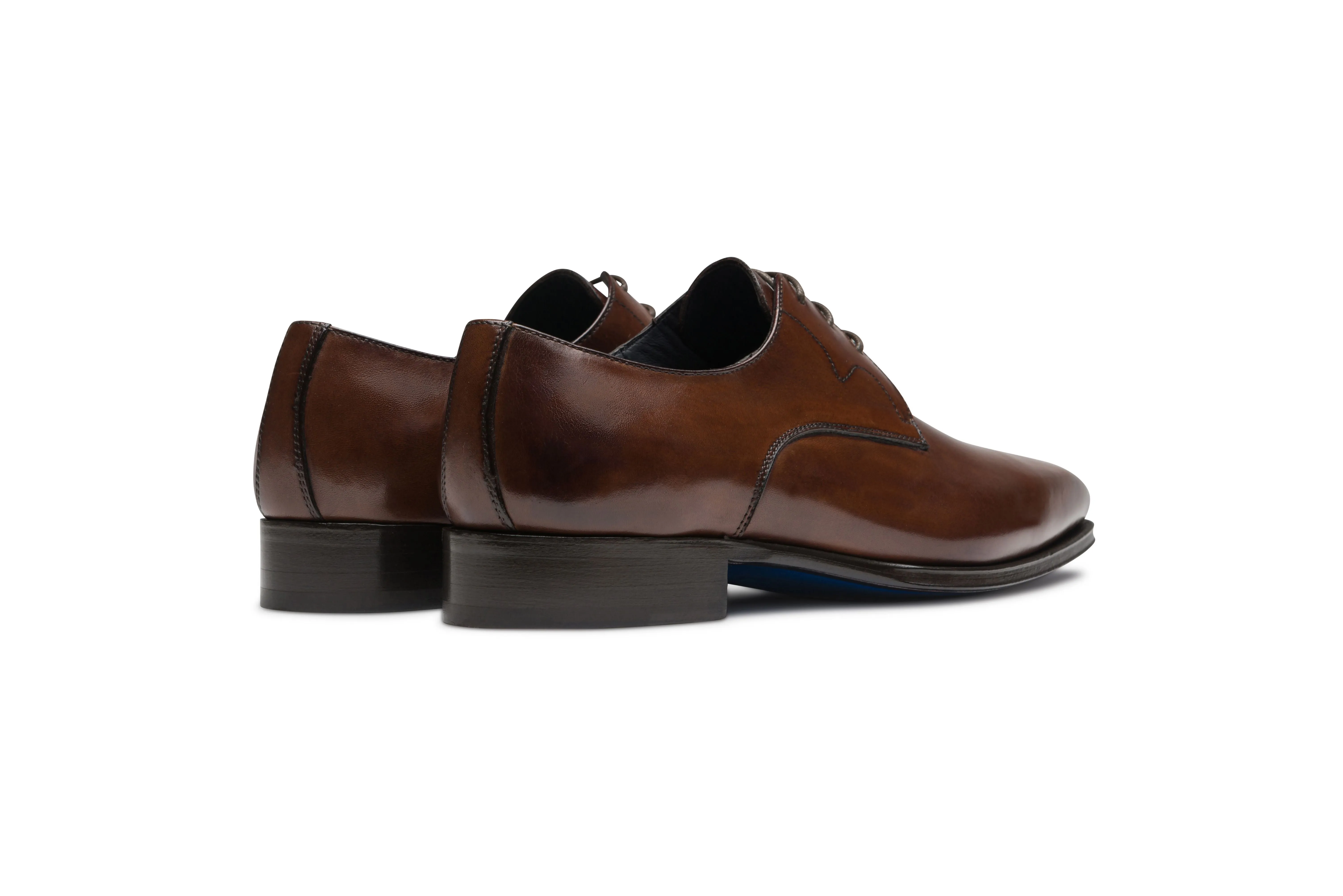 Derby Shoes - Calf Brown