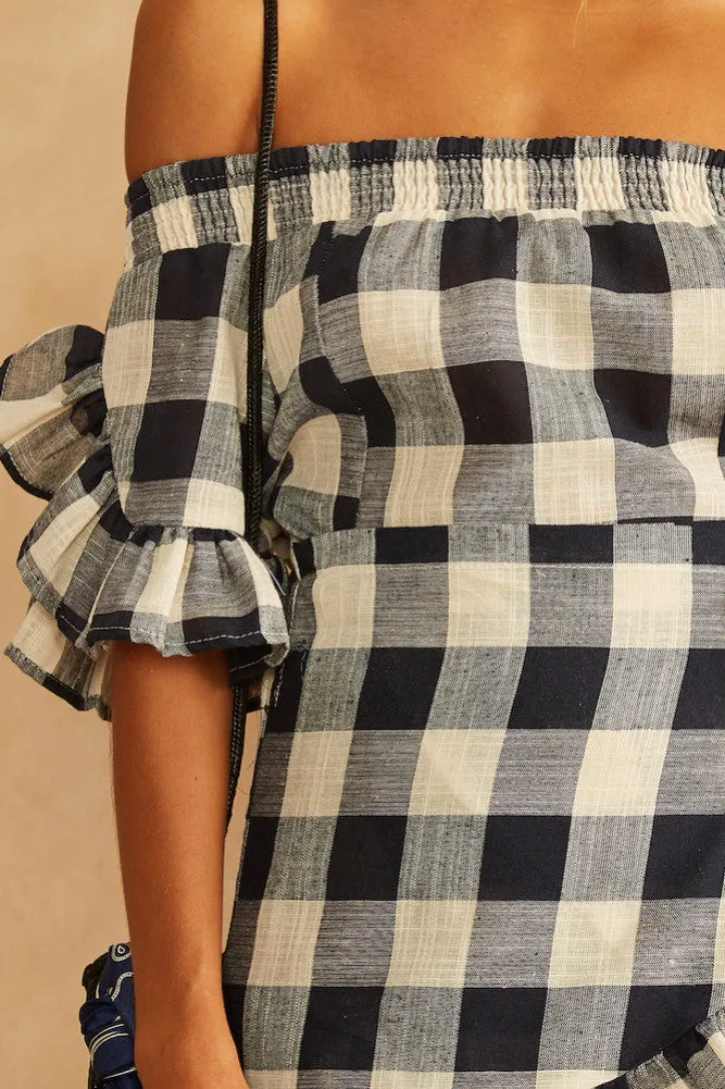 Goodbye Blue Sky Dress Navy