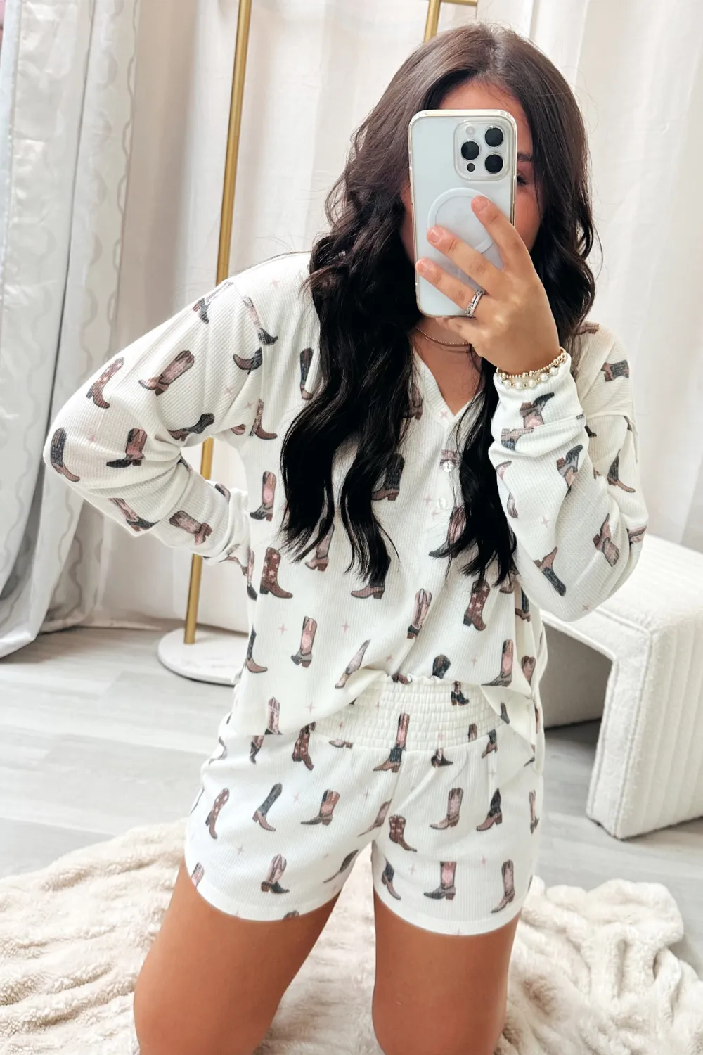 Kick Off Your Boots Long Sleeve Top