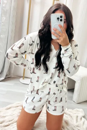 Kick Off Your Boots Long Sleeve Top