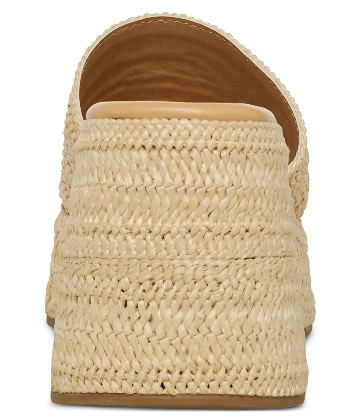 Madden Girl Women's Zahara Platform Wedge Sandals Natural Size 10M