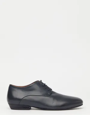 Midnight Leather Miniblocco Derby Shoes