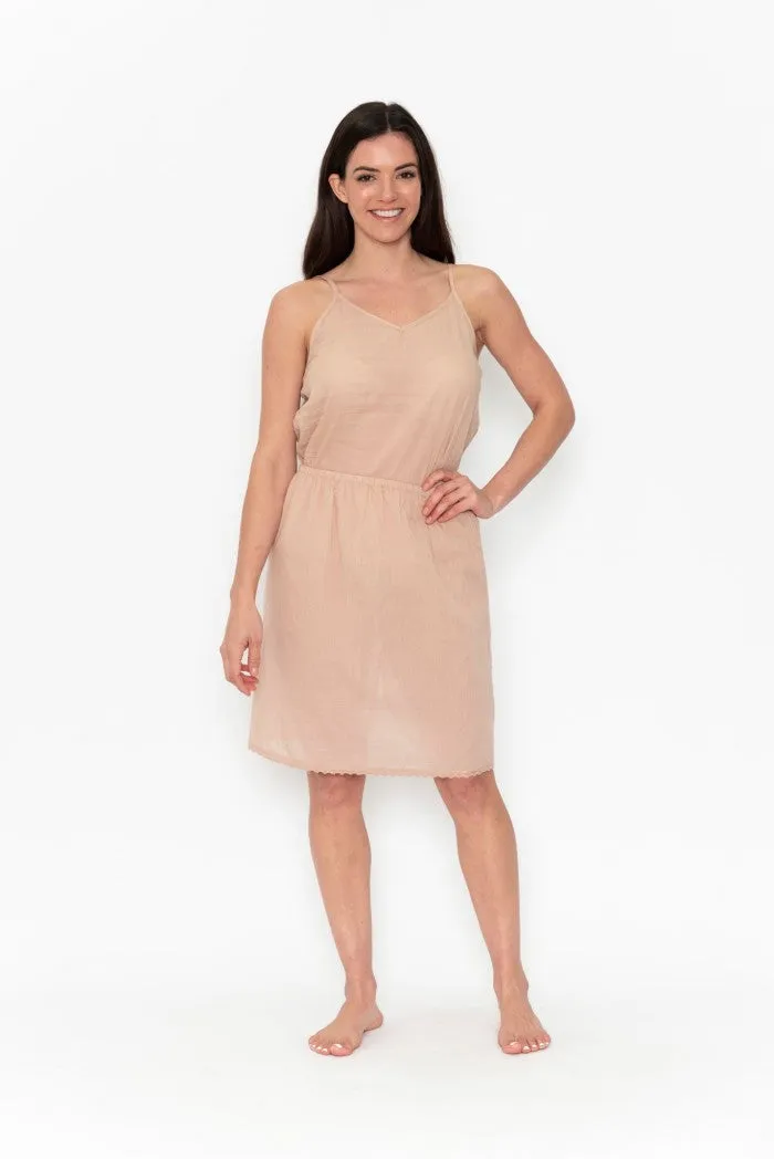 Orientique Cotton skirt slip - Skin