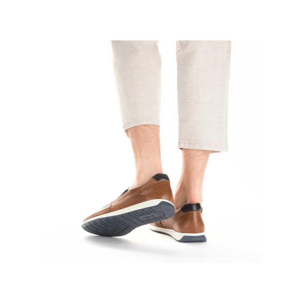 Rieker Mens Leather Slip On Tan 11962-25 sale