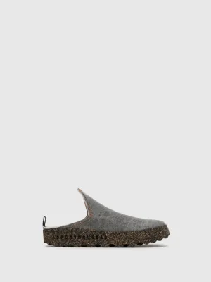 SaddleBrown Closed Mules