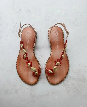 SANDALS "KORALLI" NATURAL