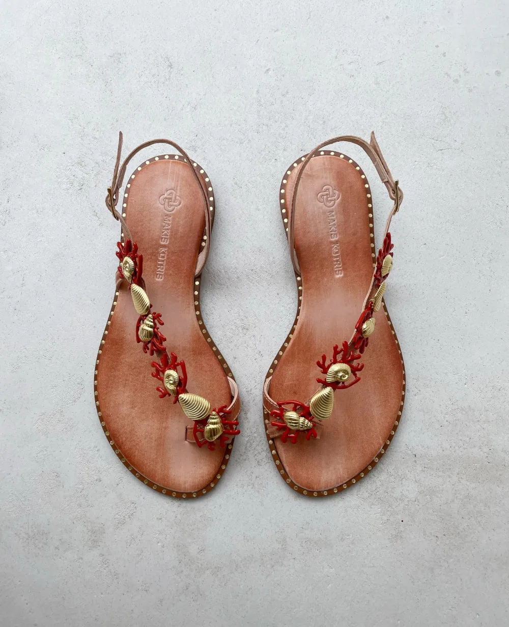 SANDALS "KORALLI" NATURAL