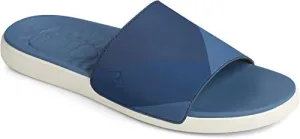 Sperry Men's PlushWave Dock Slide Sandal, Blue, 12 M US