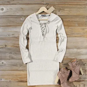 Sweet Lace-up Dress