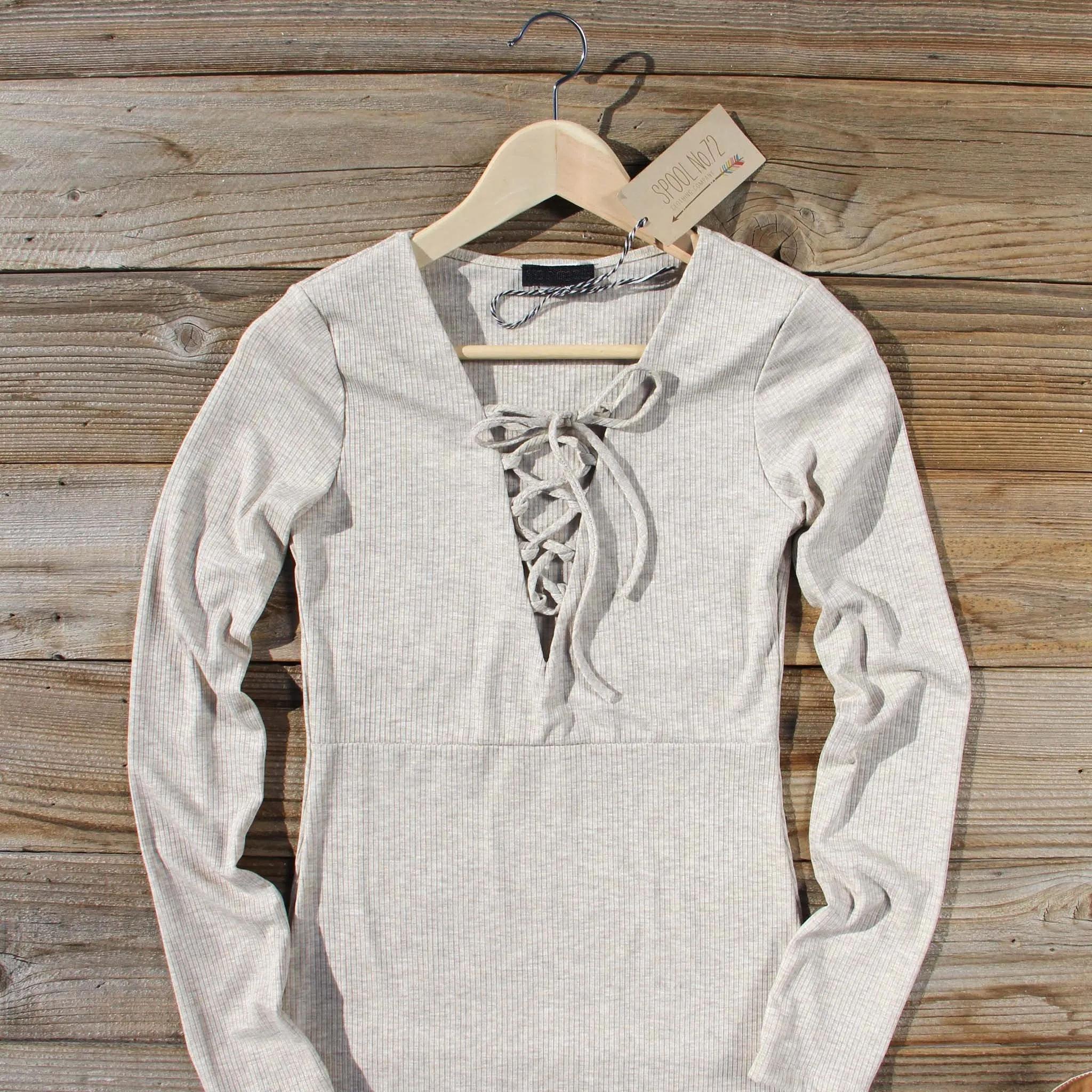 Sweet Lace-up Dress
