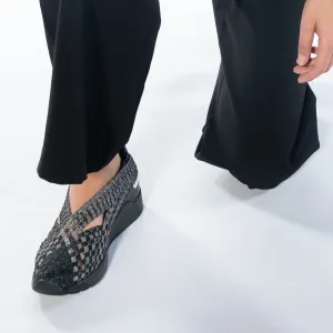 Tolone Metallic Black Bronze & Gold Sneakers