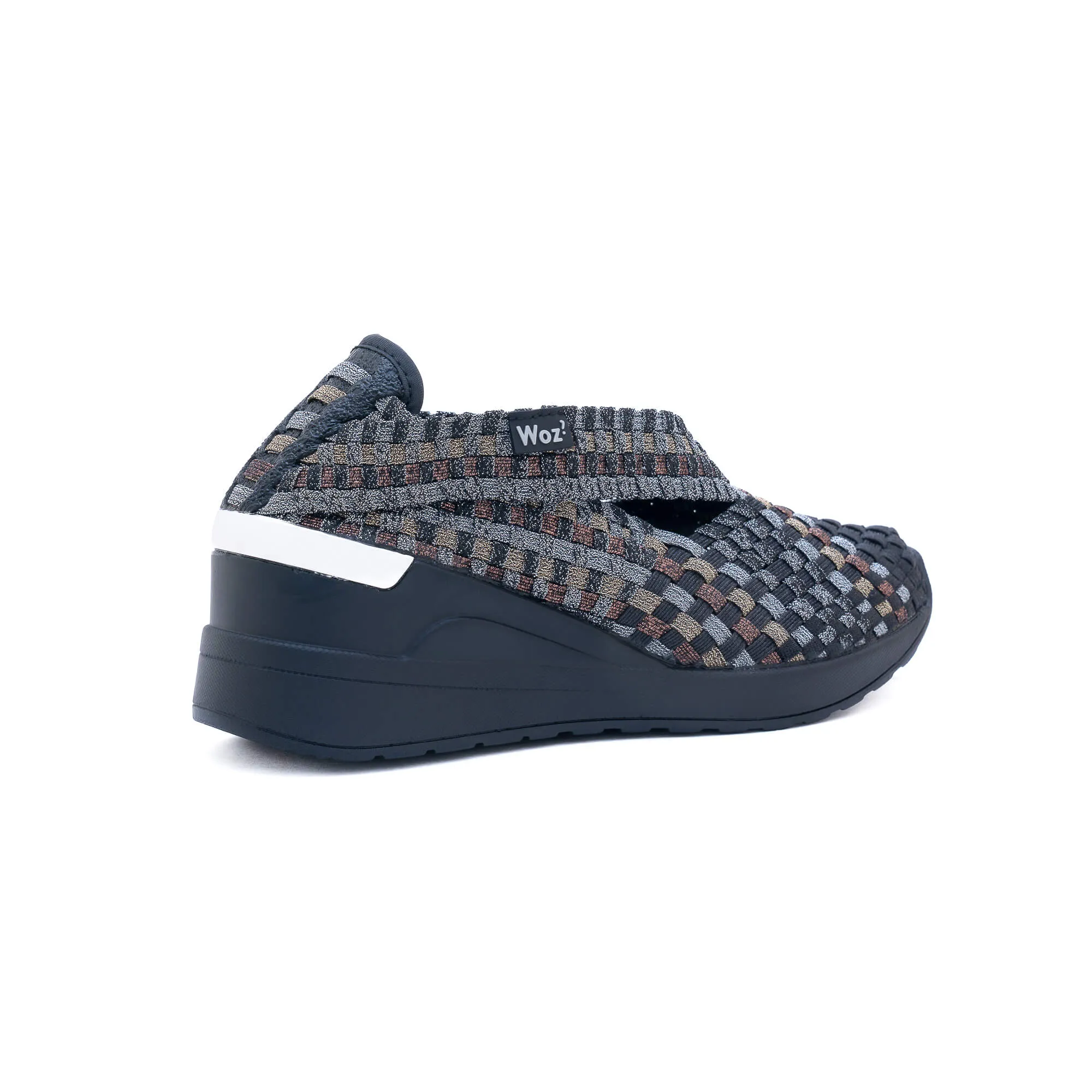 Tolone Metallic Black Bronze & Gold Sneakers