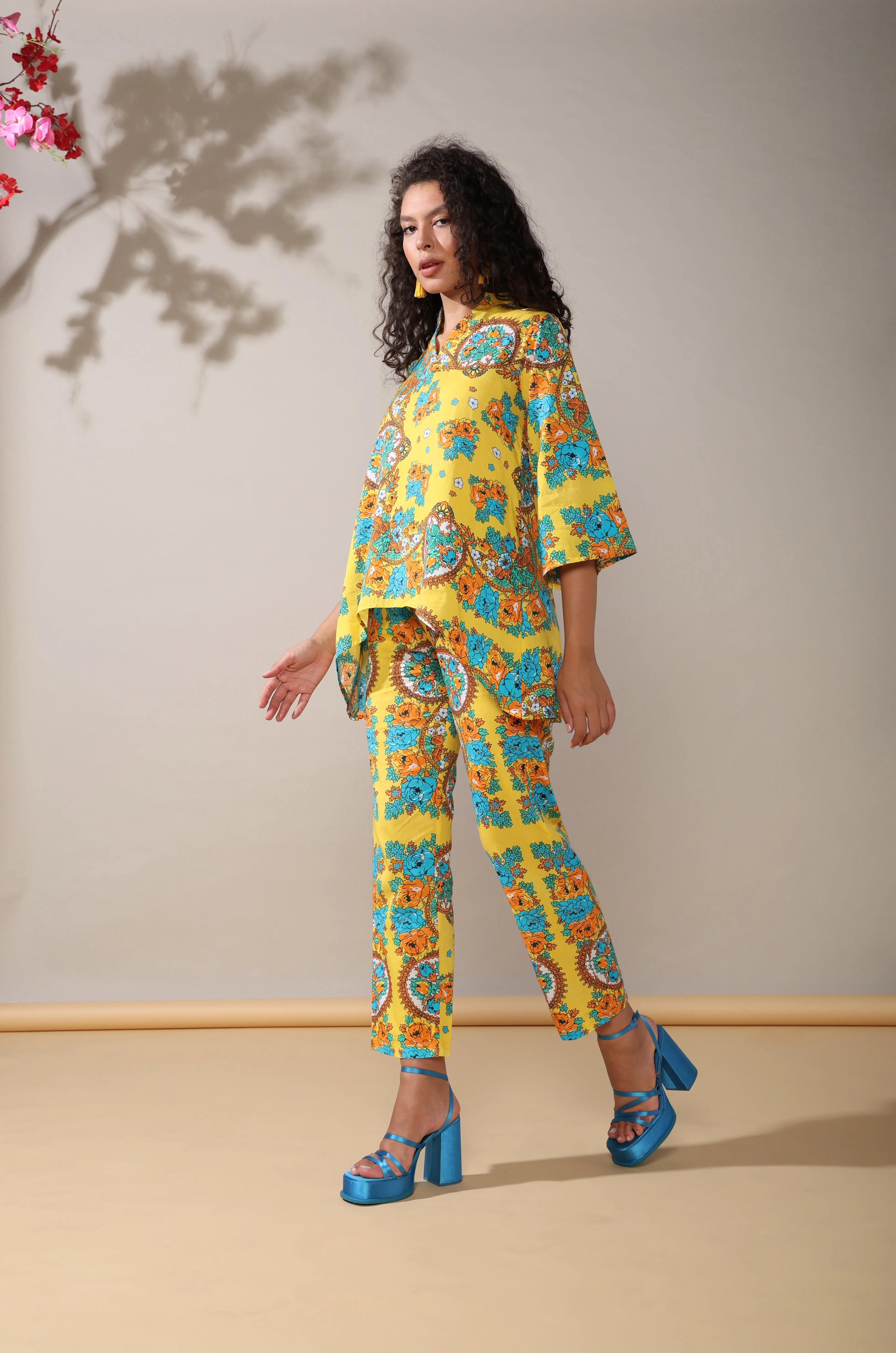 Trendy tandems printed poplin coord set of 2