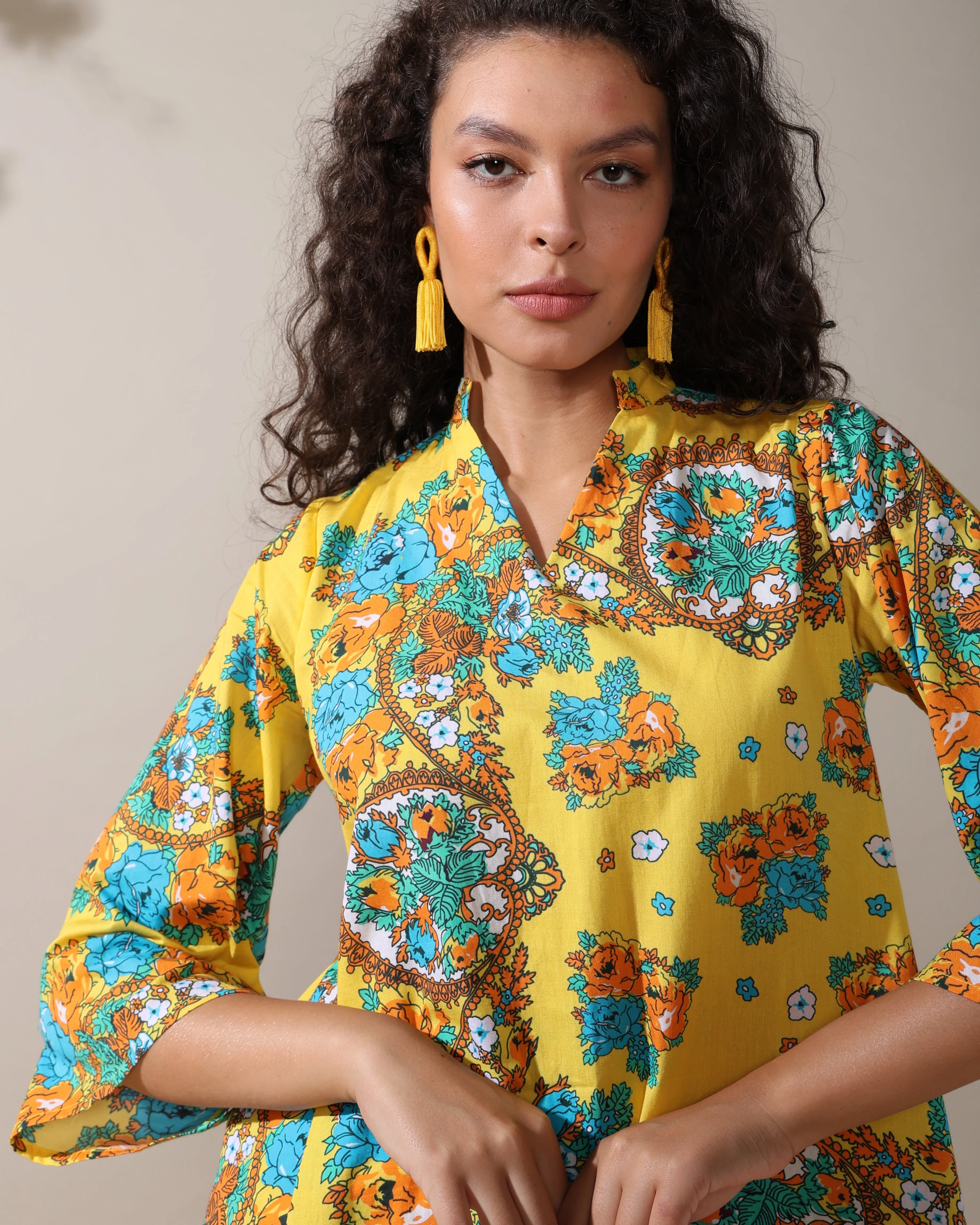 Trendy tandems printed poplin coord set of 2