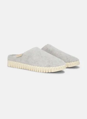 Tulip Flannel Slip-On Mule