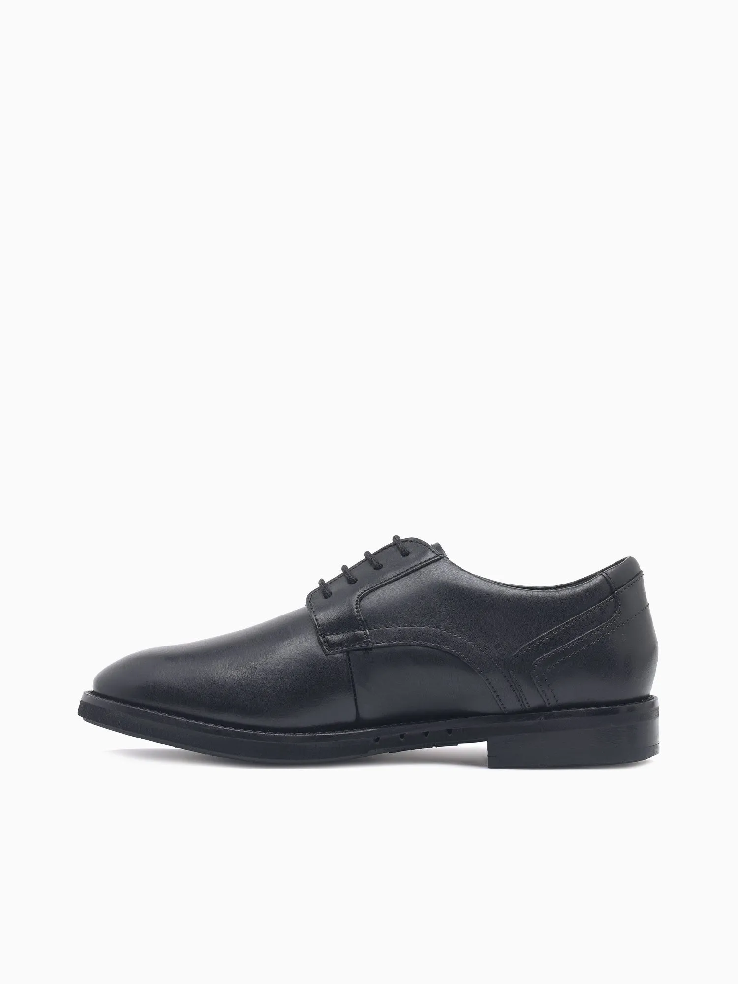 Un Hugh Lace Black Leather